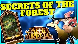 AFK ARENA SECRETS OF THE FOREST GUIDE  PEAKS OF TIME [upl. by Narf402]