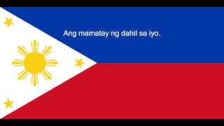 National Anthems The Philippines  Lupang Hinirang  Lyrics  Translation [upl. by Akoek]