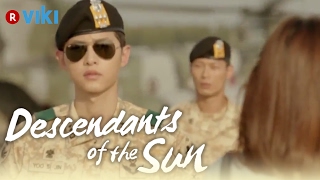 Descendants of the Sun  EP3  Song Joong Ki Comes Out Of Airplane To Greet Song Hye Kyo Eng Sub [upl. by Nonnerb]