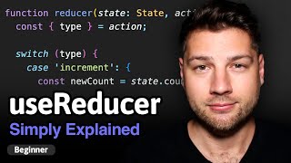 Learn React Hooks useReducer  Simply Explained [upl. by Jewel]