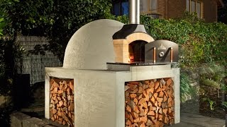 How to Build our Wood Fired Brick Pizza Oven Kit [upl. by Atnek125]