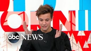 Cameron Dallas Interview Live on GMA [upl. by Sochor]