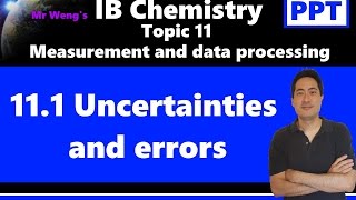 IB Chemistry Topic 111 Uncertainties and errors [upl. by Chaker]