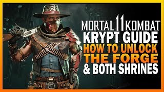 Mortal Kombat 11 Krypt Guide Part 1  How To Unlock The Forge amp Shrines [upl. by Einafit]