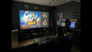 Extreme Budget Home Theater Room Tour Movie Collection amp Cinema Room [upl. by Lain512]