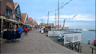 Walking in Volendam at Dusk ⛵  The Netherlands  4K60 [upl. by Earazed539]