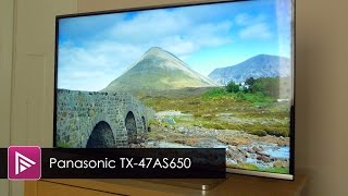 Panasonic TX 47AS650 LED TV Review [upl. by Ayadahs938]