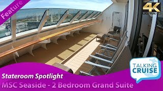 MSC Seaside – Two Bedroom Grand Suite  12001 [upl. by Levon]