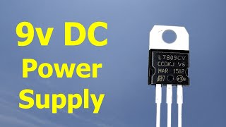 How to Convert 220v AC to 9v DC  9v DC Power Supply [upl. by Lindsay39]