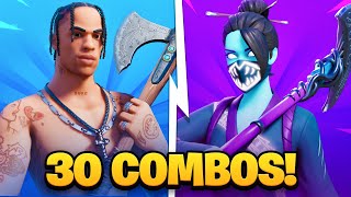 30 Best TRYHARD Fortnite Skin Combos In CHAPTER 3 [upl. by Acceber]