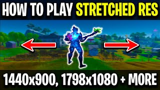 How To Play Stretched Resolution in Fortnite 2020 [upl. by Goodden]