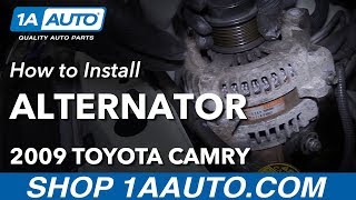 How to Replace Alternator 0611 Toyota Camry [upl. by Hilliard]