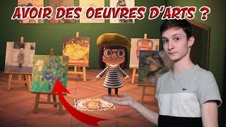 AVOIR DES OEUVRES DARTS  Animal Crossing New Horizons [upl. by Nimaynib]