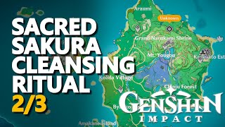 Sacred Sakura Cleansing Ritual 23 Genshin Impact Location [upl. by Irene]