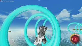 Rocket league Aerial training workshop Speed Jump Rings 2 Map [upl. by Malchus]