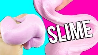 HAZ SLIME ESPONJOSO SIN BORAX  DIY FLUFFY SLIME  Tutoriales Belen [upl. by Ripp80]