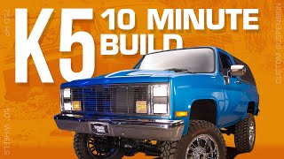 Rebuilding a Chevy K5 Blazer in 10 Minutes [upl. by Gunn]