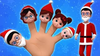 Babbo Natale dita Famiglia  canti di natale  babbo natale rima  Santa Finger Family [upl. by Asaph]