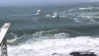 Rough Bar Crossing Depoe Bay OR [upl. by Dorrie160]