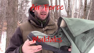 USGI N1B Mukluk Extreme Cold Weather Boot Review amp Modifications [upl. by Eiliah627]