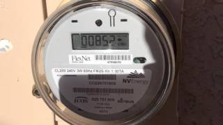 How to read an NV Energy Solar Net Meter [upl. by Cila605]