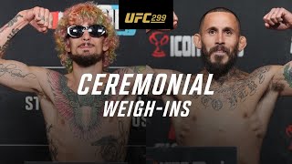 UFC 299 Ceremonial WeighIn [upl. by Amlez]