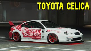 Gta 5 online Toyota CelicaCalico GTFCustomization  RACE CAR [upl. by Juanita]