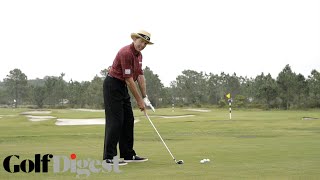 David Leadbetter on How To Do The A Swing Downswing  Golf Tips  Golf Digest [upl. by Malachy]