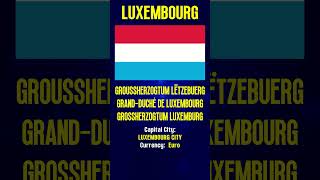 Luxembourg Flag [upl. by Senskell965]