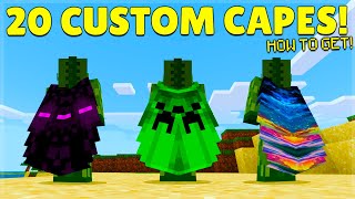 How You can get CUSTOM Capes in Minecraft PE WORKING 2021 [upl. by Lumbye]