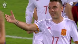 Los momentos más épicos de Iago Aspas con la Selección [upl. by Avehs]