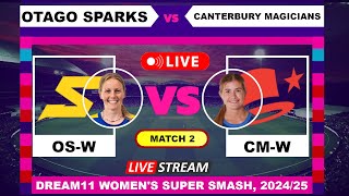 Canterbury Magicians vs Otago Sparks Live Cricket Today [upl. by Anauj329]