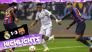 Real Madrid 13 FC Barcelona  HIGHLIGHTS  Spanish Super Cup [upl. by Jan]