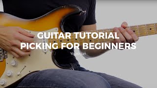 Guitar Tutorial  Picking For Beginners [upl. by Kassey629]