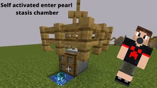 How to make a Solo activated Ender Pearl Stasis chamber like impulse’s from the 3rd life smp [upl. by Nnarual]