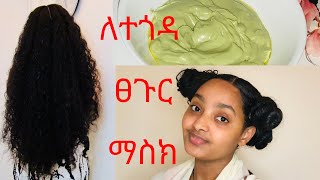 Avocado Hair Mask to Double Your Hair Growth Faster ለተጎዳ እና ለፈጣን ፀጉር እድገት የተመሰከረለት ማስክ [upl. by Neiv]