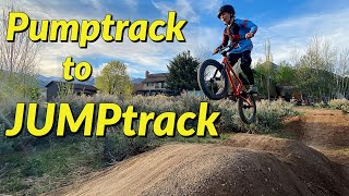 Building our Backyard Pumptrack into a Jumptrack [upl. by Maris]