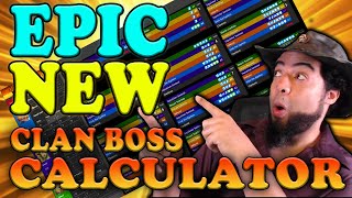 The Epic and New Clan Boss Calculator  Raid Shadow Legends [upl. by Lehrer]