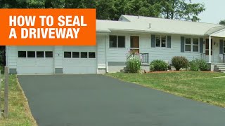 How to Seal a Driveway  The Home Depot Canada [upl. by Aidnac393]