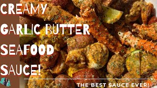 THE BEST GARLIC BUTTER SEAFOOD SAUCE RECIPE  QUICK amp EASY TUTORIAL  PERFECT FOR ALL SEAFOOD [upl. by Havstad]