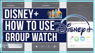 Disney Plus  How To Use The Group Watch Feature [upl. by Philine918]