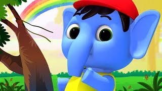 Ek Mota Hathi Hindi Rhyme  Indian Nursery Rhymes Hindi  एक मोटा हाथी  Kids TV India  Hindi Poems [upl. by Strenta]