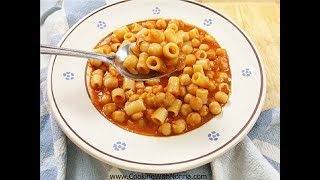 Pasta e Ceci  Chickpeas Rossellas Cooking with Nonna [upl. by Auqenahs372]