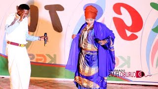 Niiko Maay Maay Canab Cawo Omar Shariif  Live on stage 2018 [upl. by Ahseikram]