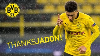 Thanks Jadon  Jadon Sancho leaves Borussia Dortmund [upl. by Obellia384]