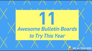 Awesome Bulletin Boards to Try in Your Classroom [upl. by Ruddy]