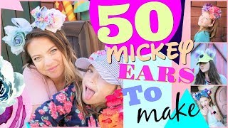 50 DIY MICKEY EARS [upl. by Fortier]