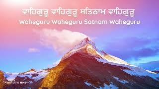 WaheGuru Wahe Guru Satnam Waheguru Simran  Soothing Chanting Meditation Music [upl. by Llekim]