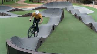 Ryan Gilchrist rides World Cup Pump Track [upl. by Ardnoel171]