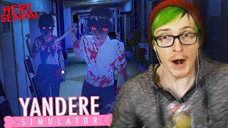 HUNTED BY YAN CHAN AND YAN KUN  Yandere Simulator Halloween Game [upl. by Nairda]